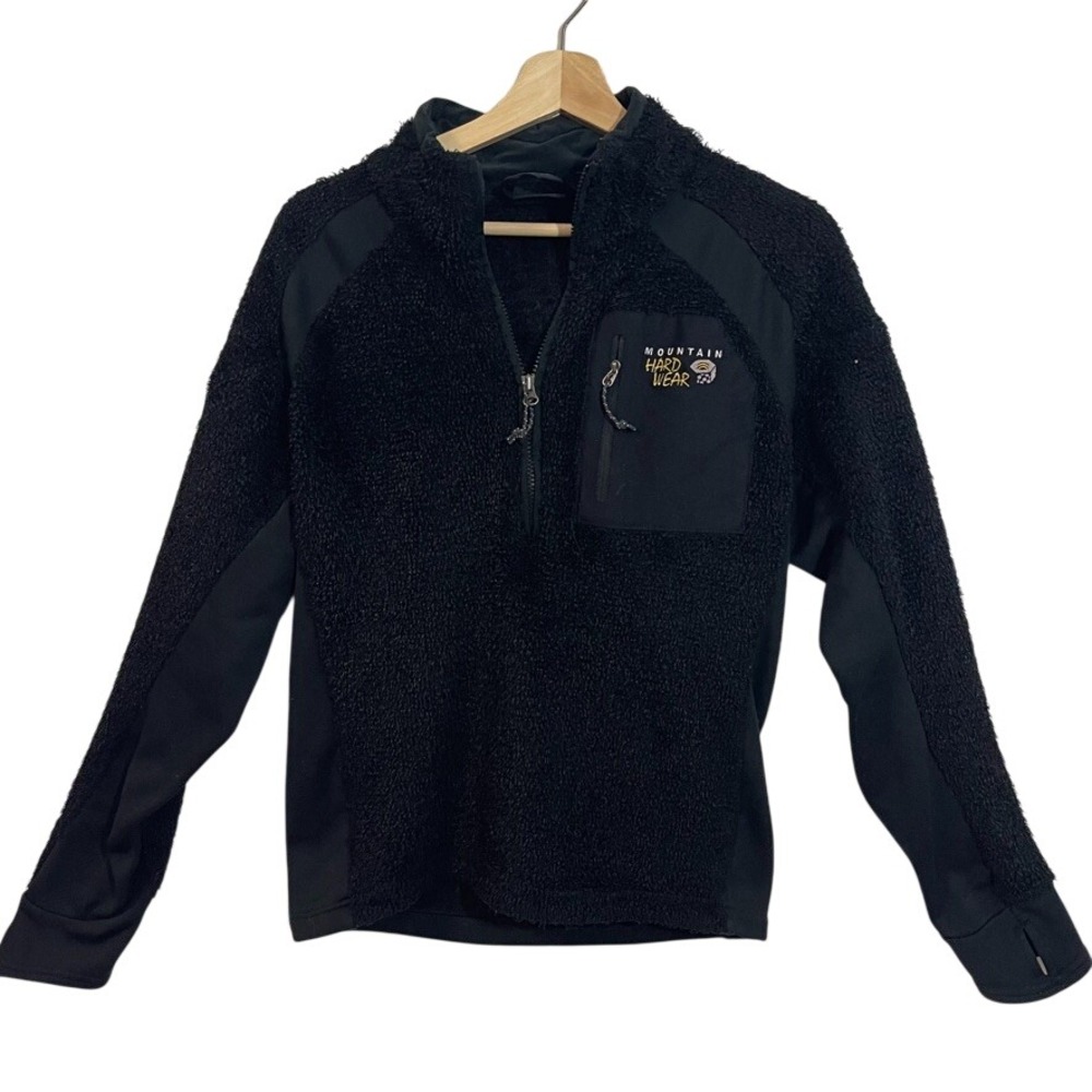 Mountain Hardwear Small Monkey Man Fleece Pullover Black Half Zip